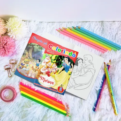 Livro de Colorir - Branca de Neve