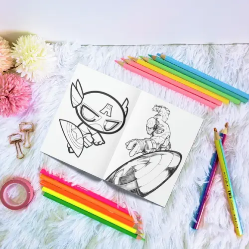 Livro de Colorir - Capitão América