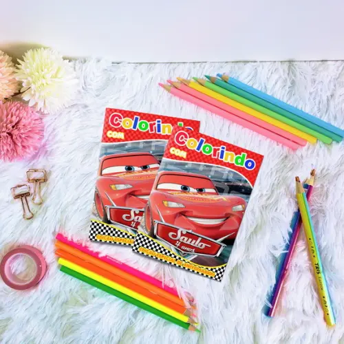 Livro de Colorir - Carros