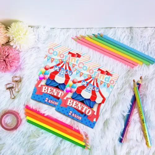 Livro de Colorir - Circo Menino