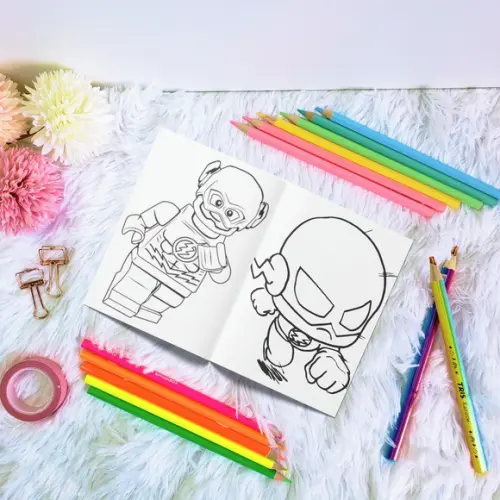 Livro de Colorir - Flash