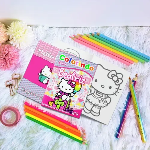 Livro de Colorir - Hello Kitty