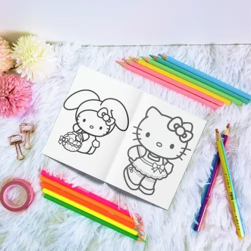 Livro de Colorir - Hello Kitty