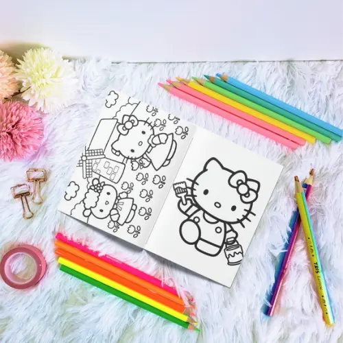 Livro de Colorir - Hello Kitty