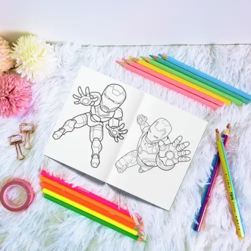 Livro de Colorir - Homem de Ferro Iron Man