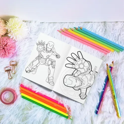 Livro de Colorir - Homem de Ferro Iron Man
