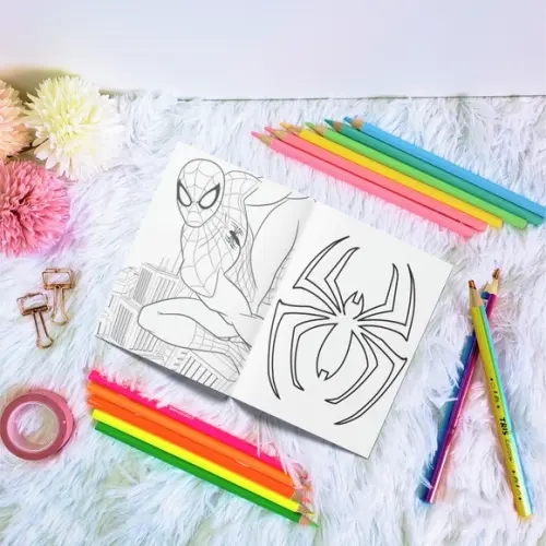 Livro de Colorir - Homem Aranha