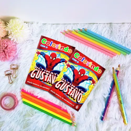 Livro de Colorir - Homem Aranha