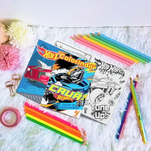 Livro de Colorir - Hot Wheels