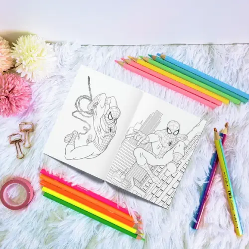 Livro de Colorir - Homem Aranha
