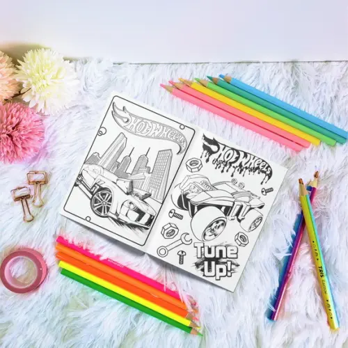 Livro de Colorir - Hot Wheels