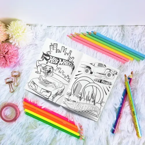 Livro de Colorir - Hot Wheels