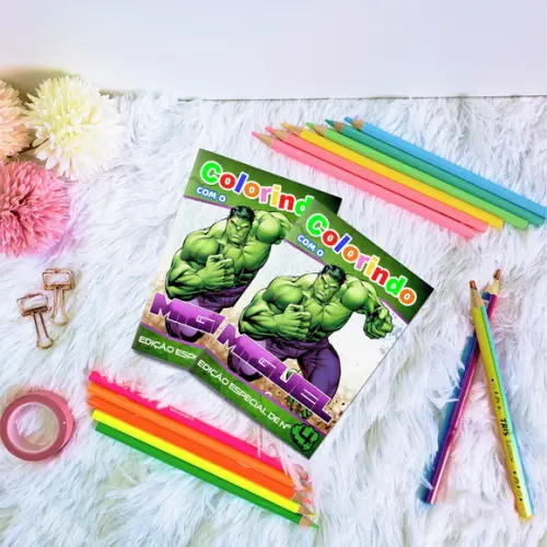Livro de Colorir - Hulk