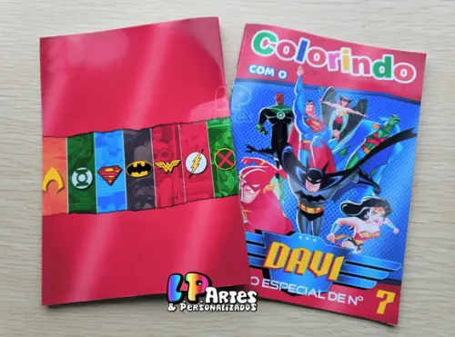 Livro de Colorir - Liga da Justiça