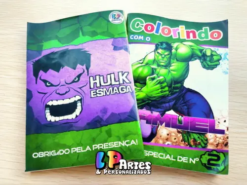 Livro de Colorir - Hulk