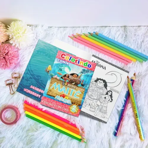 Livro de Colorir - Moana