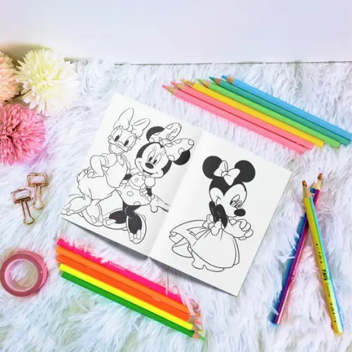Livro de Colorir - Minnie Rosa