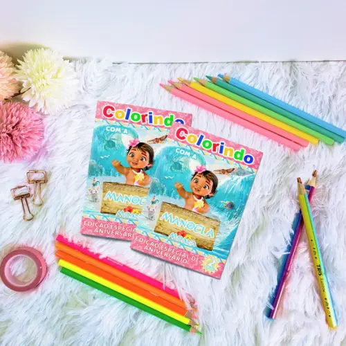 Livro de Colorir - Moana Baby 1