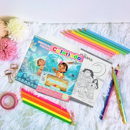 Livro de Colorir - Moana Baby 1