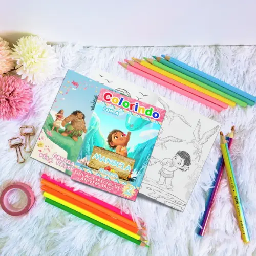 Livro de Colorir - Moana Baby 2