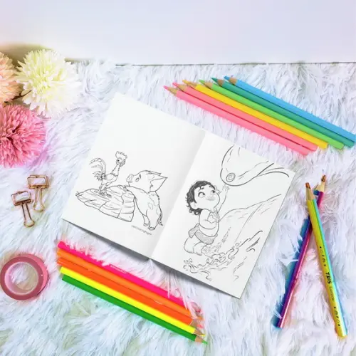 Livro de Colorir - Moana Baby 1