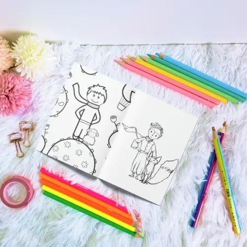 Livro de Colorir - o Pequeno Príncipe Loiro