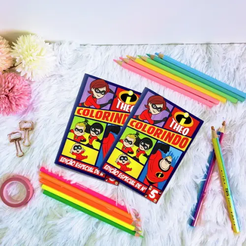 Livro de Colorir - os Incríveis