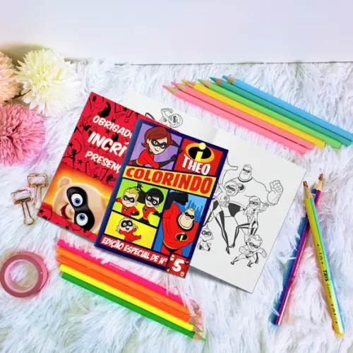Livro de Colorir - os Incríveis