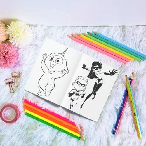 Livro de Colorir - os Incríveis