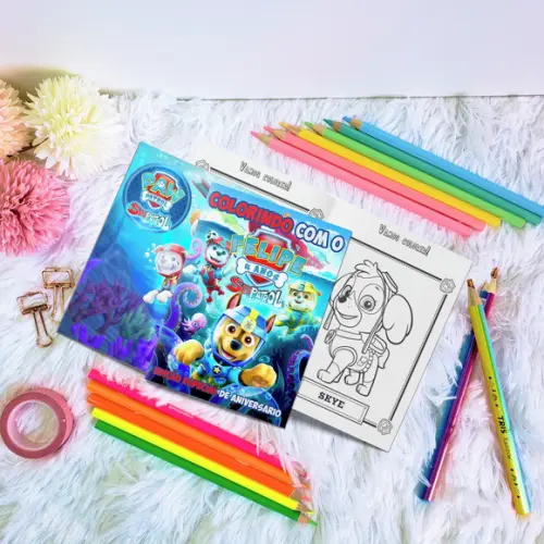 Livro de Colorir - Patrulha Canina no Mar