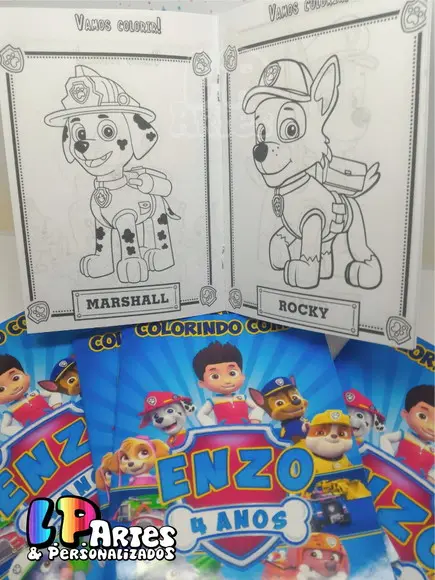 Livro de Colorir - Patrulha Canina