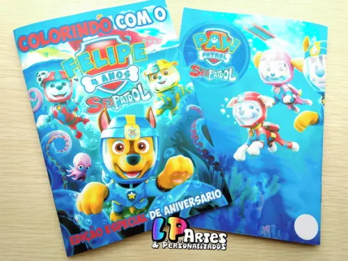 Livro de Colorir - Patrulha Canina no Mar