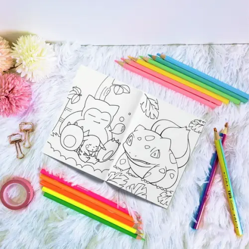 Livro de Colorir - Pokémon