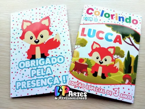 Livro de Colorir - Raposinha
