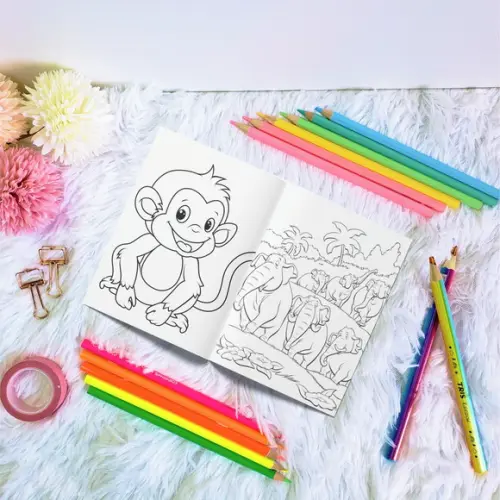 Livro de Colorir - Safari