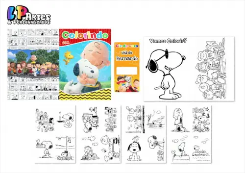 Livro de Colorir - Snoopy