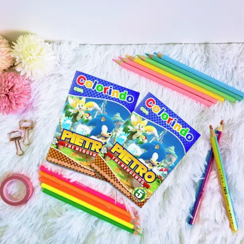 Livro de Colorir - Sonic