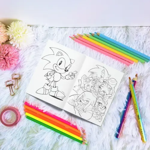 Livro de Colorir - Sonic