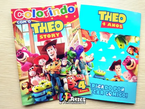 Livro de Colorir - Toy Story 3