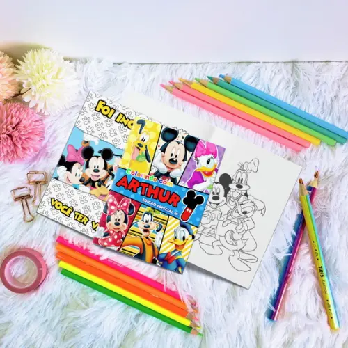 Livro de Colorir - Turma do Mickey Mouse