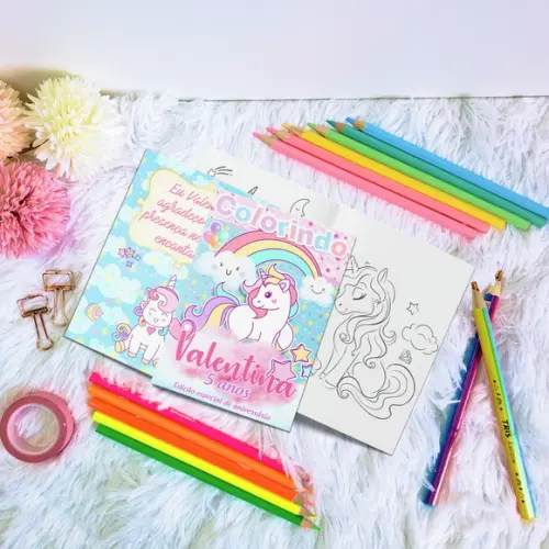 Livro de Colorir - Unicórnio