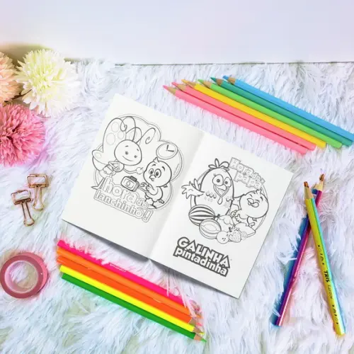 Livro de Colorir - Turma Galinha Pintadinha