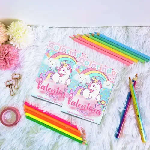 Livro de Colorir - Unicórnio