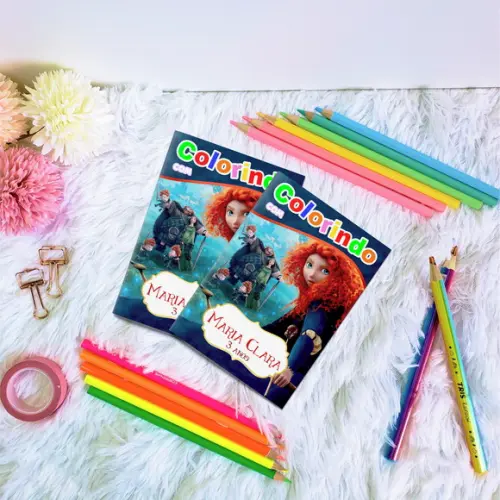 Livro de Colorir -merida Valente