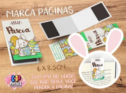 Marca Página - Páscoa Verde