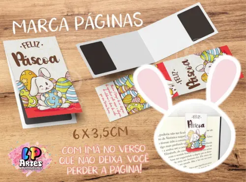 Marca Página - Páscoa Vermelho