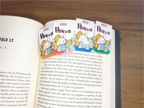 Marca Página - Páscoa Verde
