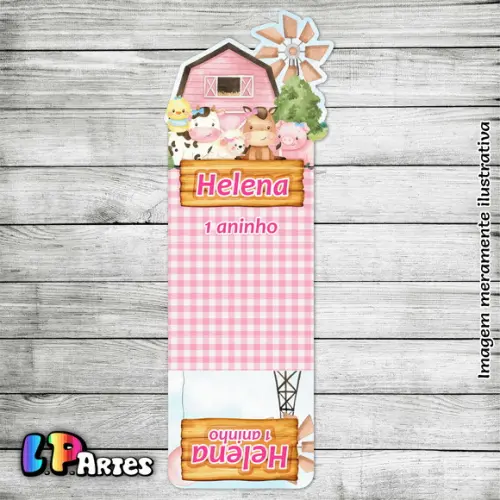 Porta Bis Duplo - Fazendinha Rosa