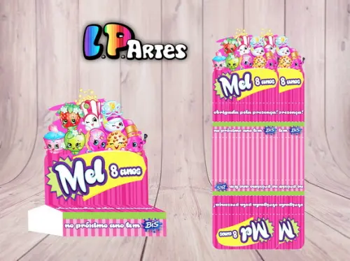 Porta Bis Duplo - Shopkins