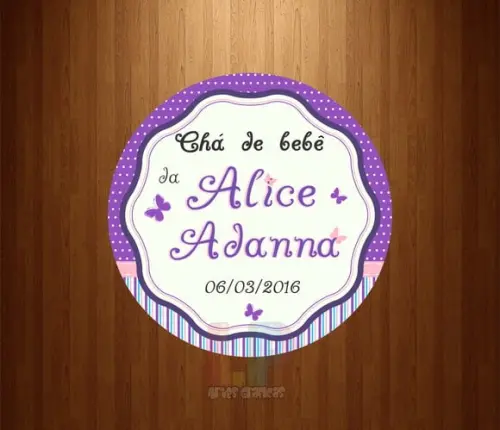 Rótulo Adesivo Para Bolo No Pote